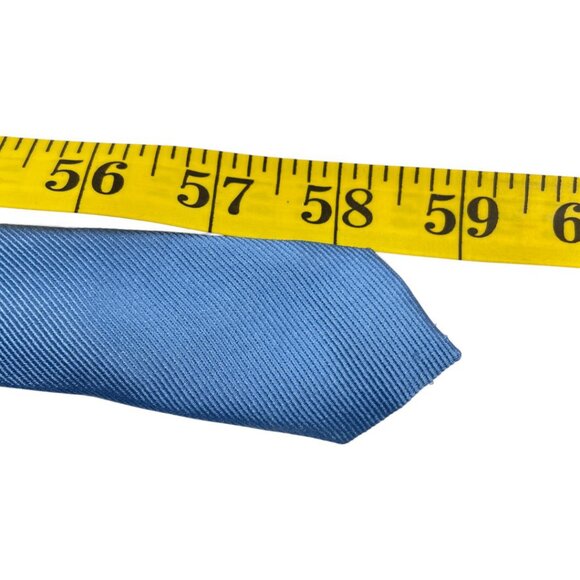 Tommy Hilfiger Silk Tie Striped Repp Blue Vintage 90's - Picture 6 of 6